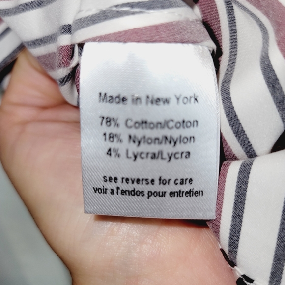 Caroline Constas stripe off the shoulder blouse - Picture 7 of 7